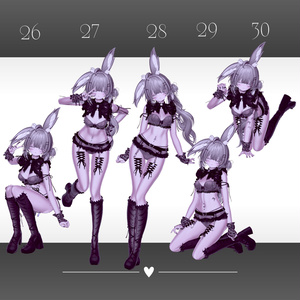ꗯ̤̮  50種類  *｡ / pose set [SOLD 1K♡memorial SpecialThanks!] 缩略图 8