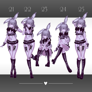 ꗯ̤̮  50種類  *｡ / pose set [SOLD 1K♡memorial SpecialThanks!] 缩略图 7