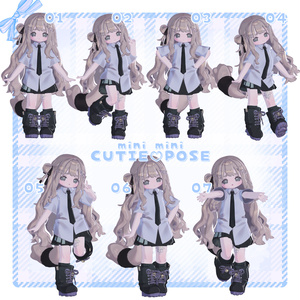 ₊˚ ᰔ 30種類  ࣭ ⊹ mini mini cutie♡pose 缩略图 2