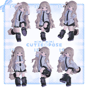 ₊˚ ᰔ 30種類  ࣭ ⊹ mini mini cutie♡pose 缩略图 4