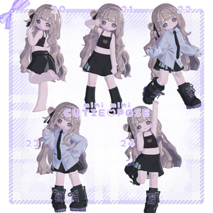₊˚ ᰔ 30種類  ࣭ ⊹ mini mini cutie♡pose 缩略图 5