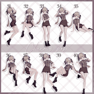 . ꔫ 40種類 +@ ⌇ Charmy pose .+ 缩略图 5