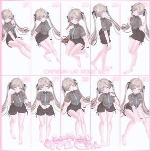 40種類 pose🎀.+ こっち向いて♡かわいこちゃん « GAZING UP at You! » 缩略图 4