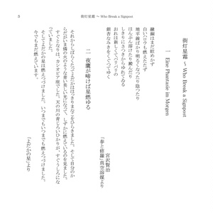 街灯星霜 ～ Who Break a Signpost