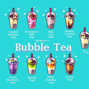 Bubble Tea and Iced Fruit Tea