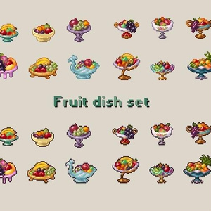 Fruit dish set