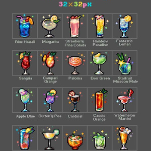 Summer cocktail set