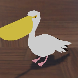 【VRChat想定】イカれた鳥ペリカン