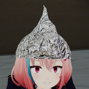 【無料】【VRChat想定】思考盗聴ガード！アルミホイル帽子