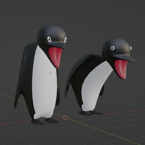 【VRChat想定】怒鳴るペンギン 缩略图 2