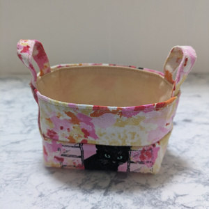 ミニ収納ボックス　ピンク