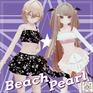 🐱ねむねむBeach☆Pearl 🐱清楚系ゆるふわ水着／真央／りりか／