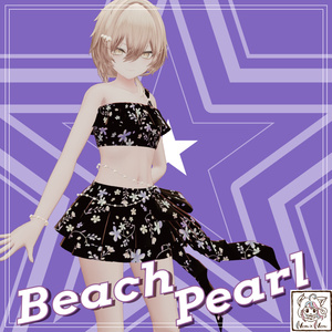 🎁プレゼント中🐱ねむねむBeach☆Pearl 🐱清楚系ゆるふわ水着／真央／りりか／