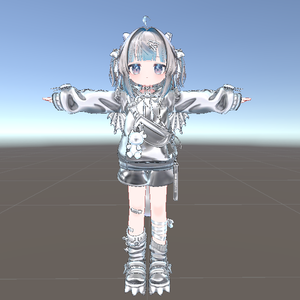 リュミィ_Ryumii_マテリアル_メタルシルバー(無料)