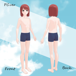 【3Dモデル】朱音 -Akane- 【無料】 缩略图 3