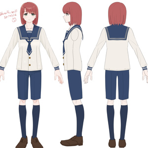 【3Dモデル】朱音 -Akane- 【無料】 缩略图 10
