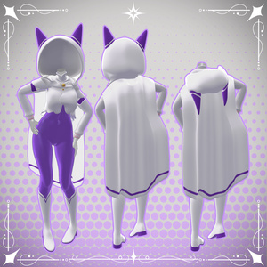 EMT Cloak【3D OUTFIT】【5 Supported Avatars】| EMTのマント【3D衣装モデル】【5アバター対応】 缩略图 6