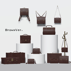 【Bag13×7Color】アンティークなデザインバッグセット【ワールド小物想定】 缩略图 4