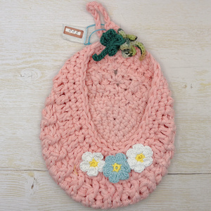 Hanging basket [Pink and light blue flowers]