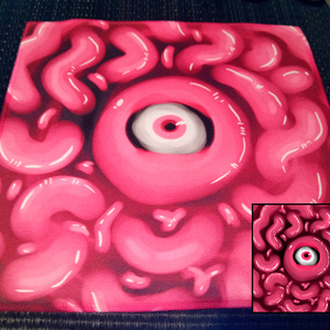 目のうにょうにょしたハンカチ Cloth of slimy eye