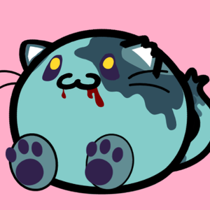 【フリー】Live2D モデル ぞんびねこ032【VTuber、配信用無料アバター】