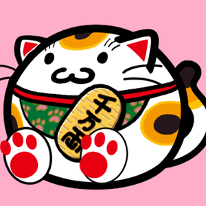 【フリー】Live2D モデル まねきねこ140【VTuber、配信用無料アバター