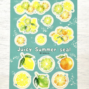 Juicy  Summer クリアシール