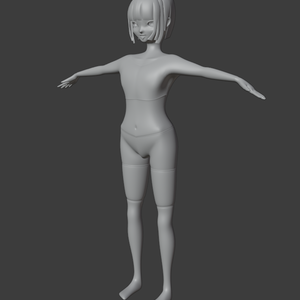 Blenderローポリ素体