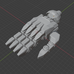 メカハンド（Blenderファイル）