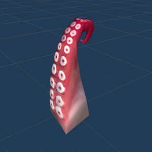 3Dモデル　おでんシリーズ9　タコ足