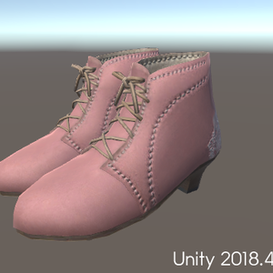 レースアンクルブーツ(Boots001)