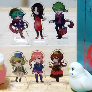 文字化化】赤い傘の男-ミニアクリルキーホルダー【ファンメイド