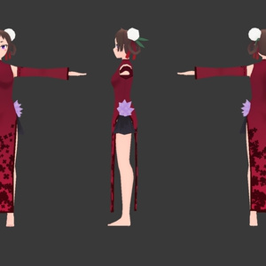 ≪VRChat Quest向け オリジナル ３Dモデル≫　都途 缩略图 2