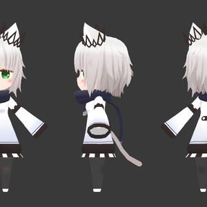 【VRchat向け オリジナル３Dモデル】でふぉるめチェック 缩略图 2