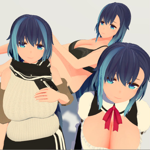 【VRchat向け オリジナル３Dモデル】くじら - chan 缩略图 4