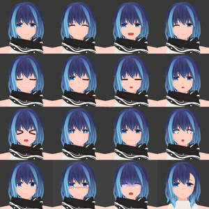 【VRchat向け オリジナル３Dモデル】くじら - chan 缩略图 3