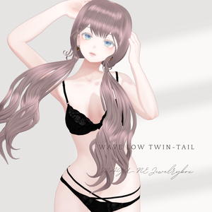 wave low twin-tail ウェーブ ロー ツインテール