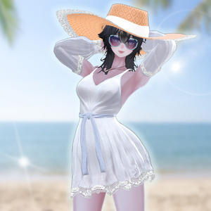 【10アバター対応】ボヘミアンサマードレス MA対応 缩略图 3
