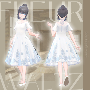 【VRChat 3D衣装】Fleur Waltz（フルール・ワルツ）for ロータス 缩略图 2