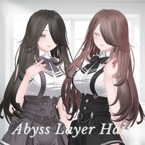 【VRChat 3Dヘア】Abyss Layer Hair 缩略图 4