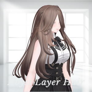 【VRChat 3Dヘア】Abyss Layer Hair 缩略图 6