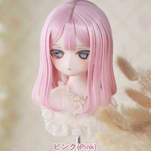 8～9インチ即納ウィッグ【おちゃいな姫カット】MDD.DD.SDサイズ ドール