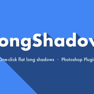 【Photoshop】ワンクリックでロングシャドウを生成するプラグイン「LongShadow」