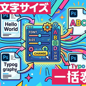 【Photoshop】複数PSDのフォント・文字サイズを一括変更するプラグイン「PSDRestyle」