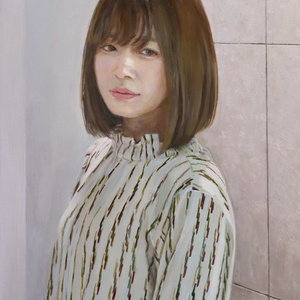 瞬間 美人画 油絵 額付き F6号 - 画家 今野雅彦 通販 - BOOTH