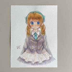 コピックイラスト原画/さくらんぼ - なついろ - BOOTH