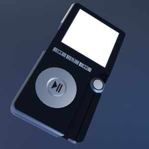 MP3 Player 3D Model
