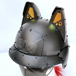 ネコミミ搭載式ヘルメット