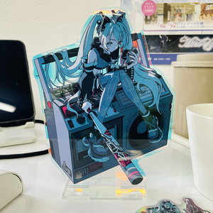 PARCO限定 MIKUEXPO アクリルスマホスタンド ill.by neco 千本桜展2.0 fragile - 花の都の百華繚乱 千本桜×TOKYO』東京都
