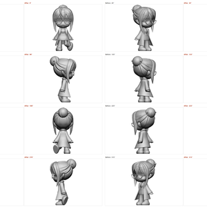ZBrush用2モデル比較画像作成プラグイン ZCompareSheet